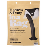 Harness mit Dildo Schwarz 12,7 cm