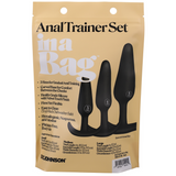 Anal-Trainer-Set Schwarz 12,1 cm
