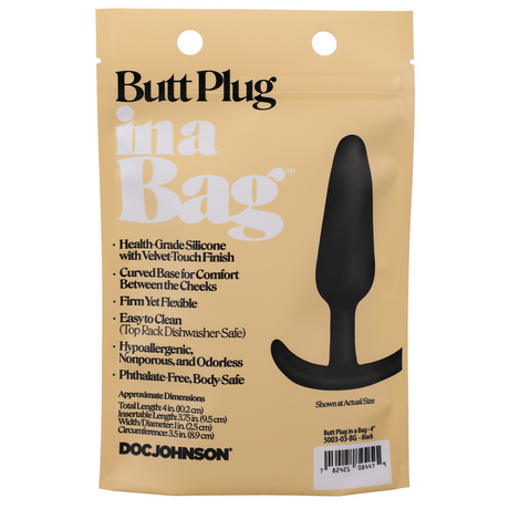 Analplug Schwarz 9,5 cm