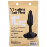 Analplug mit Vibration Schwarz 9,5 x Ø 2,5 cm