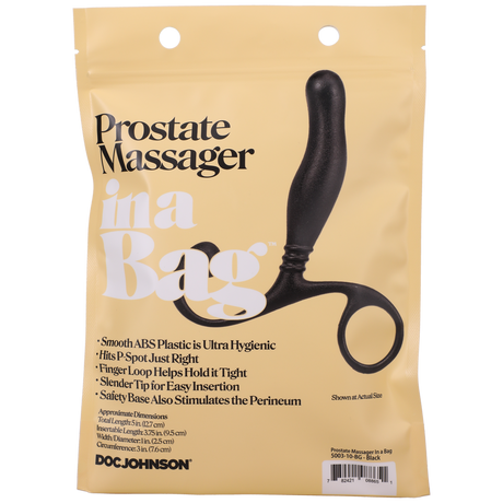 Prostata-Stimulator Schwarz 9,5 x Ø 2,5 cm