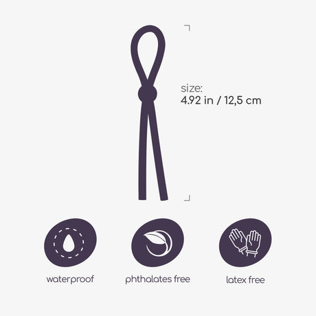 Penisring Billy the Ring aus Silikon verstellbar Schwarz