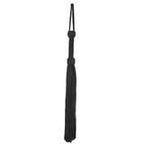 Peitsche Flogger aus Wildleder Schwarz 85 x Ø 5 cm