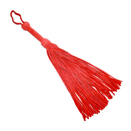 Peitsche Flogger aus Wildleder 85 x Ø 5 cm – Ansicht 4