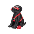 Dekofigur Prowler Red Booted Up Bandit Puppy Schwarz und Rot 24 cm