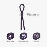 Penisring-Set Daltons aus Silikon Schwarz