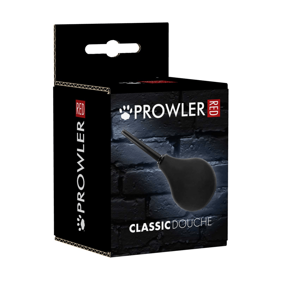 Analdusche mit Birne klein Schwarz 6 cm
