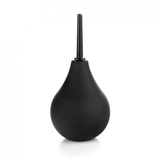 Analdusche mit Birne groß Schwarz 9 cm