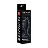 Analplug mit Gewicht Schwarz 11 x Ø 3,5 cm