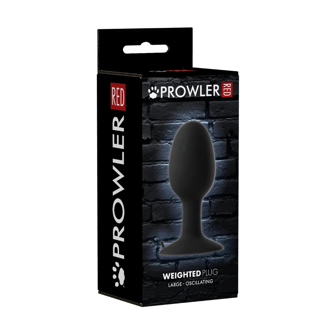 Analplug mit Gewicht Schwarz 11 x Ø 3,5 cm