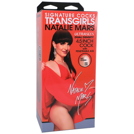Dildo Natalie Mars mit penetrierbarem Po Hautfarbe 11,4 x Ø 4,4 cm