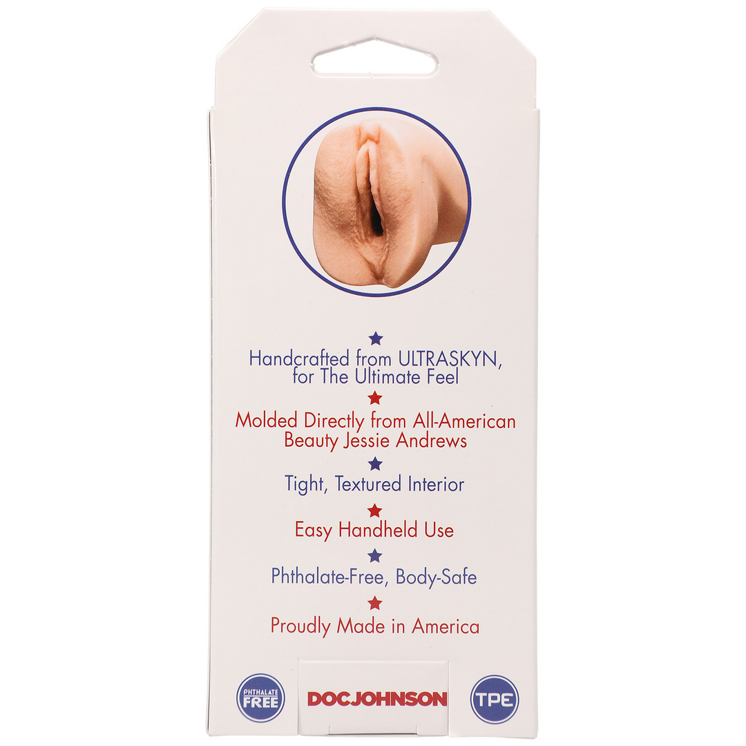 Masturbator Jessie Andrews Pussy Hautfarbe 13,7 x Ø 7,6 cm