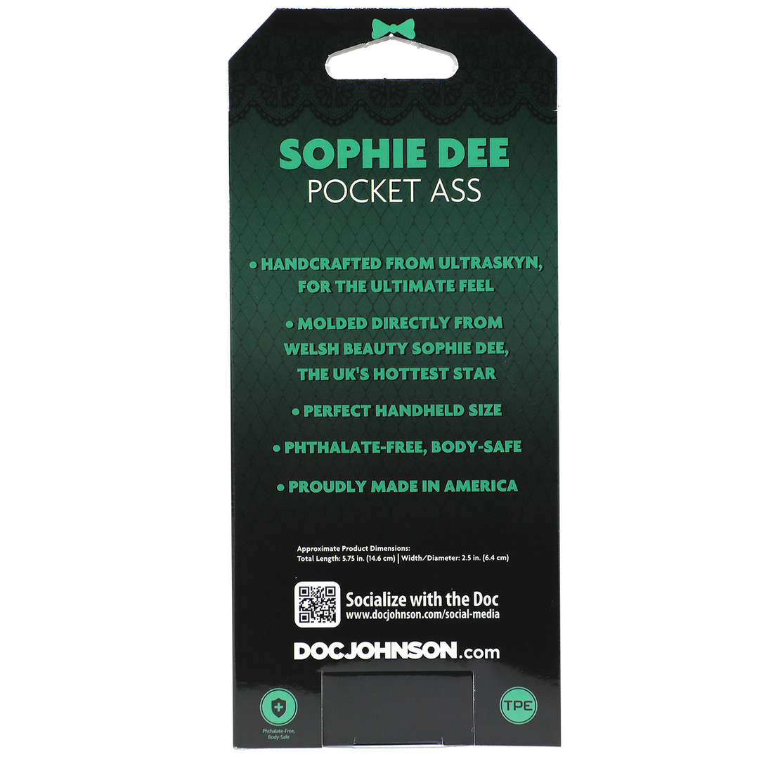 Masturbator Sophie Dee Pocket Po Hautfarbe 14 x Ø 5,8 cm