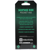 Masturbator Sophie Dee Pocket Po Hautfarbe 14 x Ø 5,8 cm