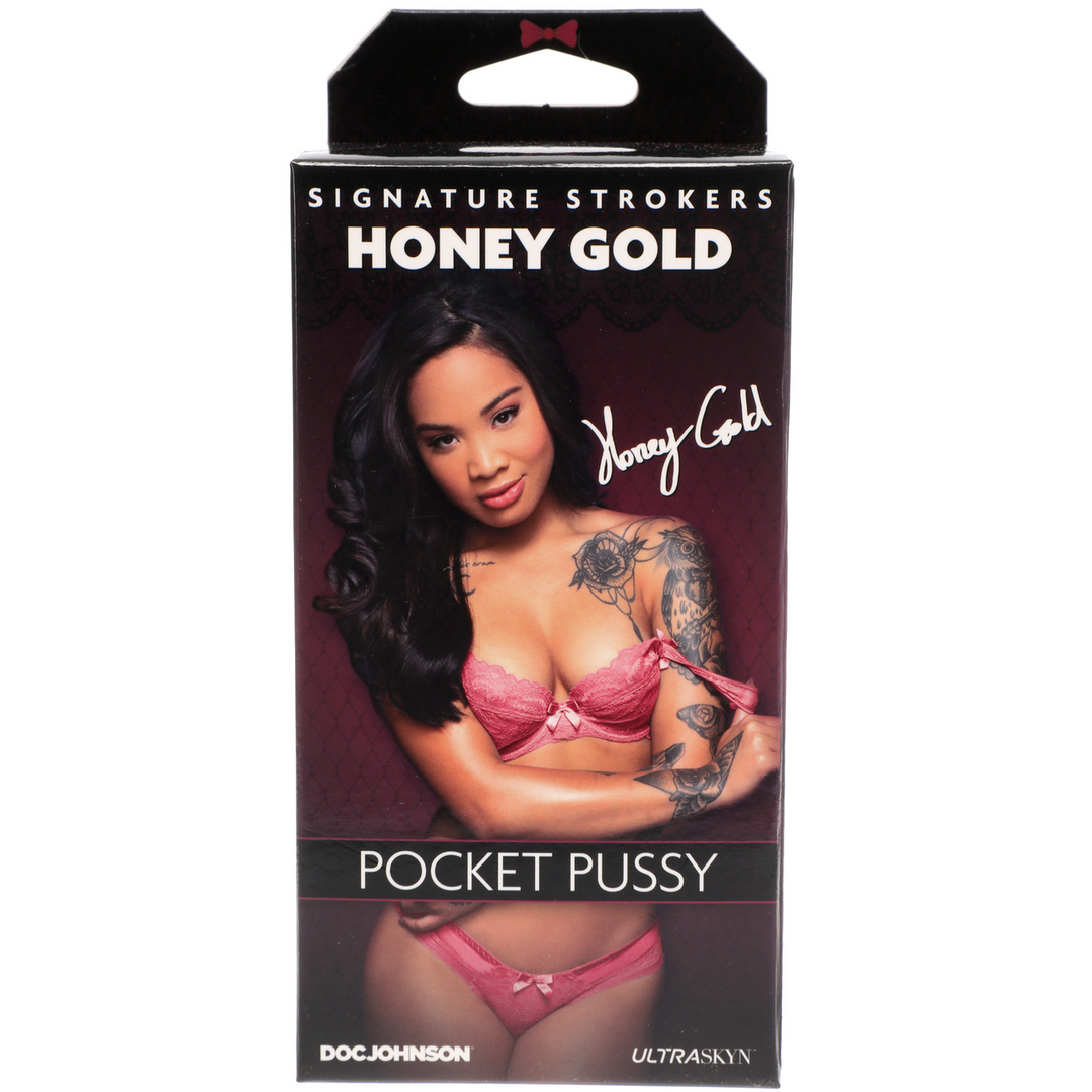 Masturbator Honey Gold Pocket Pussy Hautfarbe 15 x Ø 6,6 cm