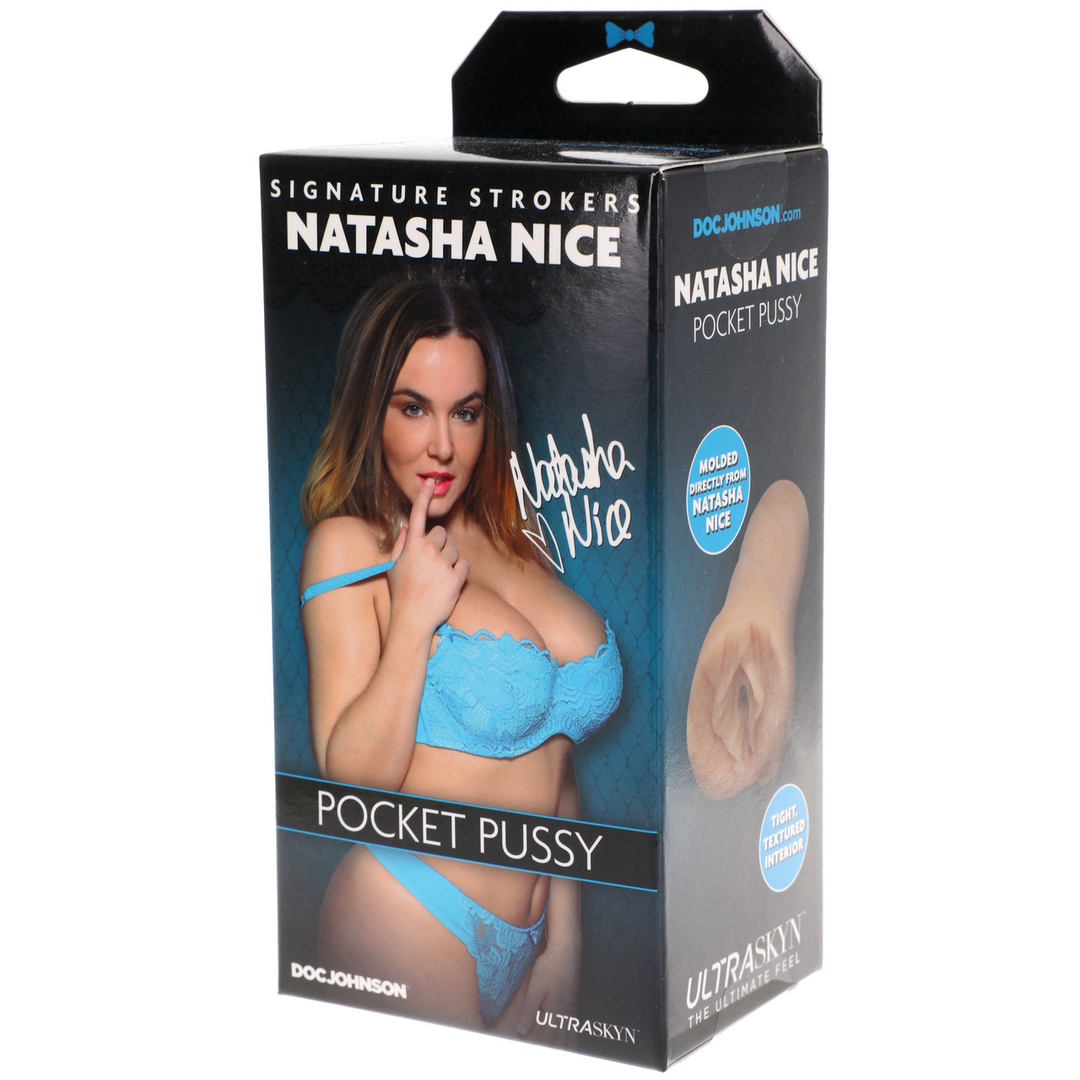 Masturbator Natasha Nice Pocket Pussy Hautfarbe 13,3 x Ø 6,6 cm