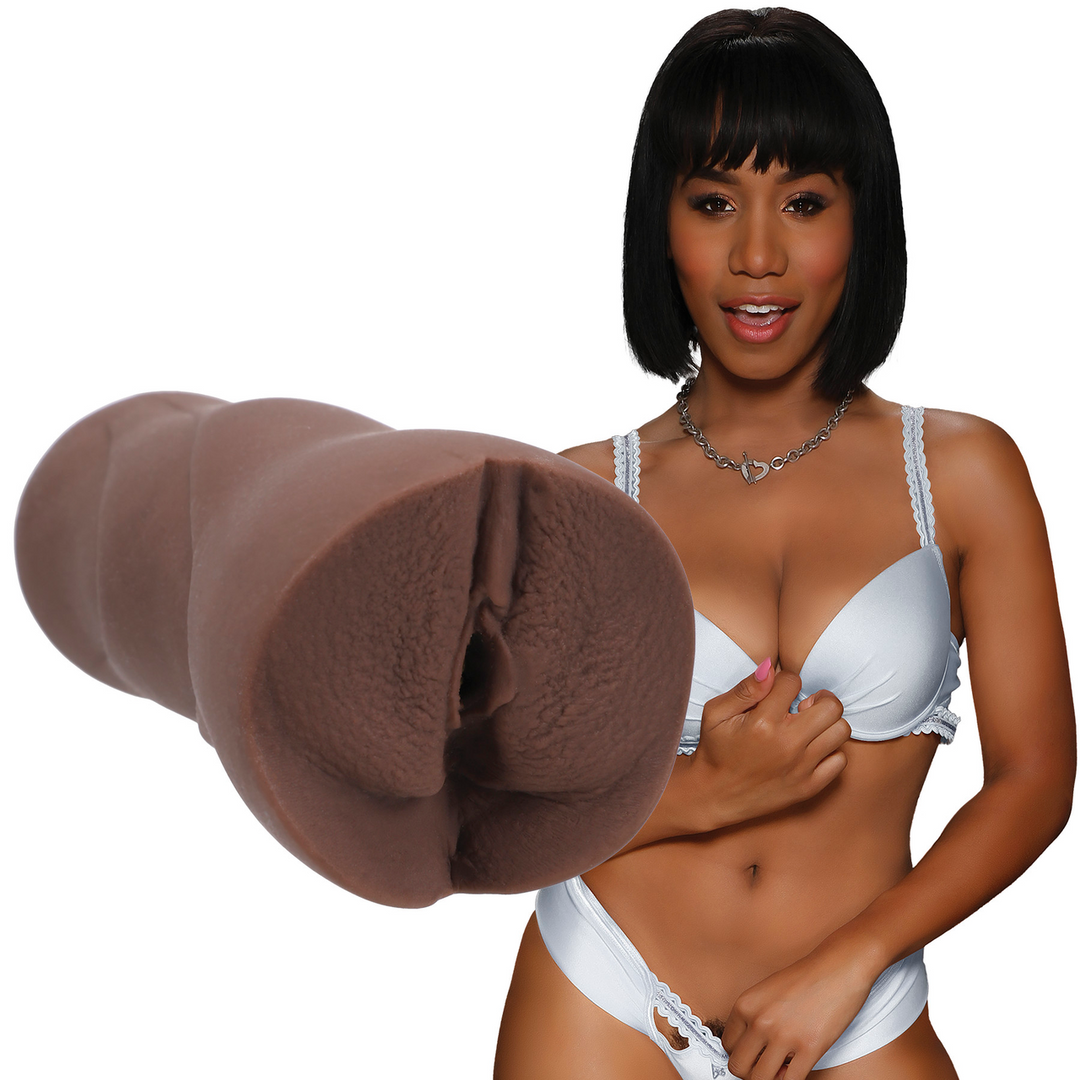 Masturbator Jenna Foxx Pocket Pussy Braun 13,3 x Ø 7,6 cm