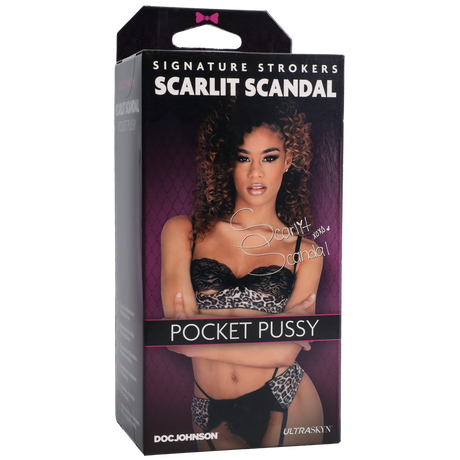 Masturbator Scarlit Scandal Pussy Braun 14,2 x Ø 6,6 cm