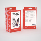 Analplug-Set Bijou Trio mit Gleitgel 50 ml Schwarz 6 x Ø 2,7 cm