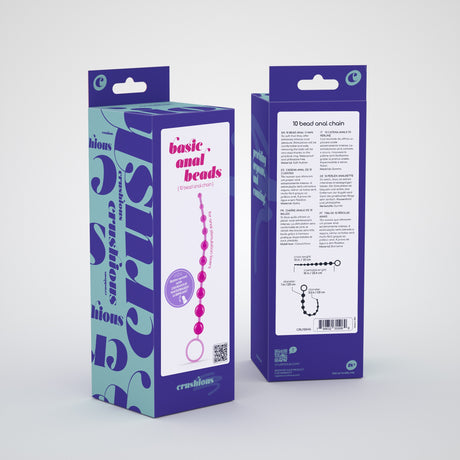 Analkette mit 10 Kugeln Rosa