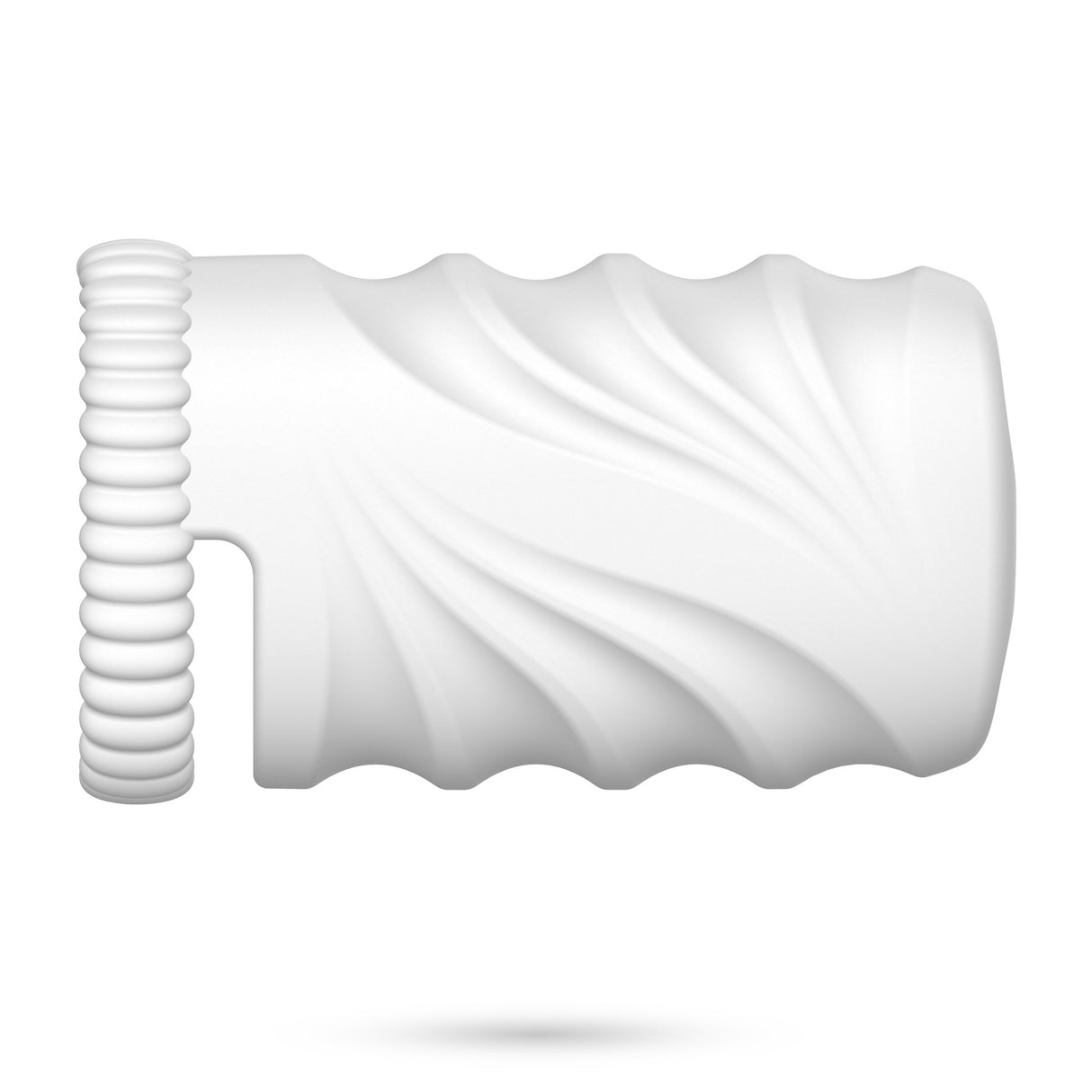 Masturbator Nautilus mit herausnehmbarem Vibro-Ei Weiß