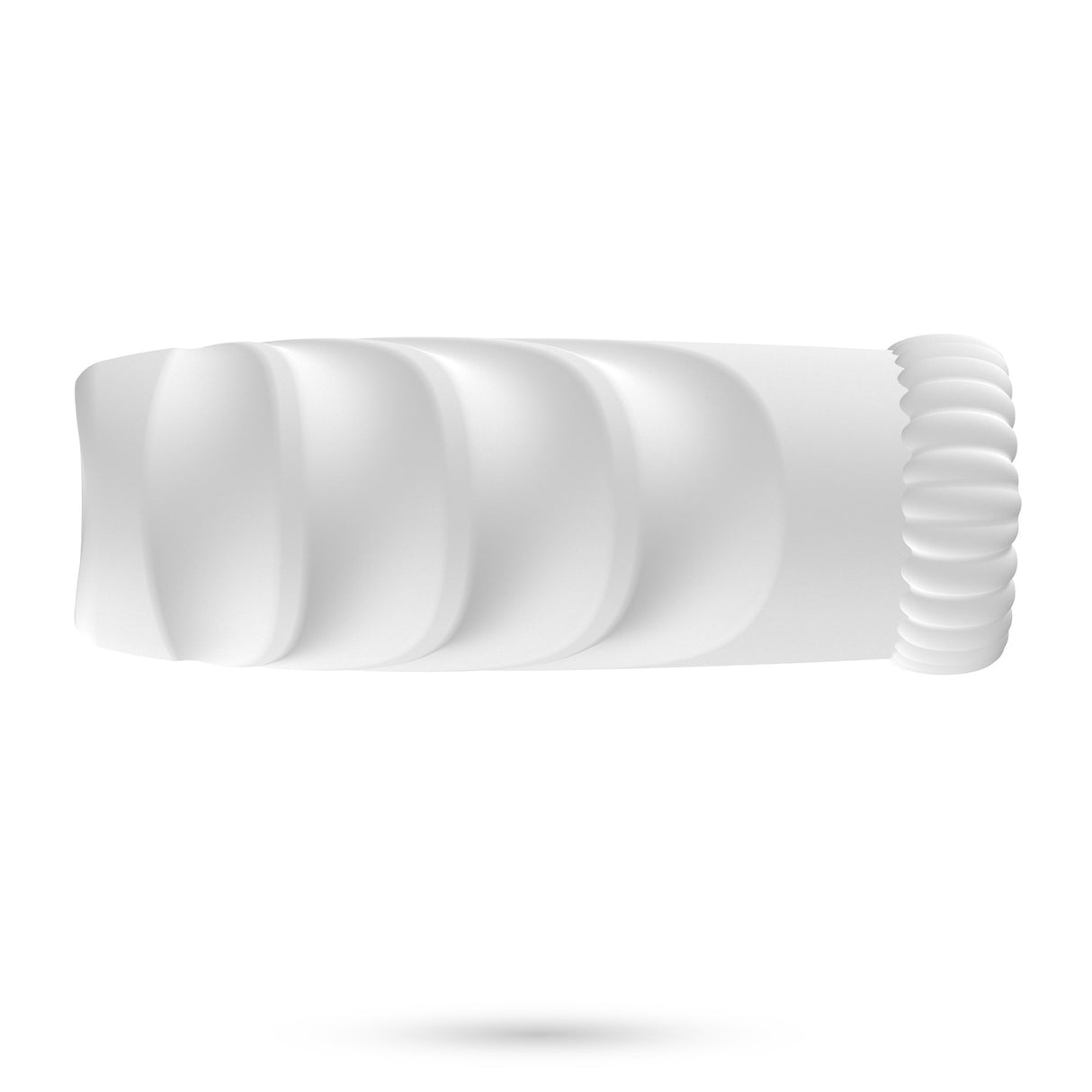 Masturbator Nautilus mit herausnehmbarem Vibro-Ei Weiß