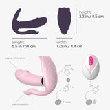 Vibrator Fritz mit Fernbedienung Pastellrosa