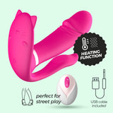 Vibrator Fritz mit Fernbedienung Rosé