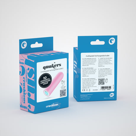 Vibro-Ei Quackers mit USB-Akku Rosa