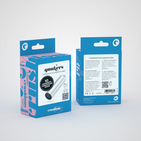 Vibro-Ei Quackers mit USB-Akku Weiß