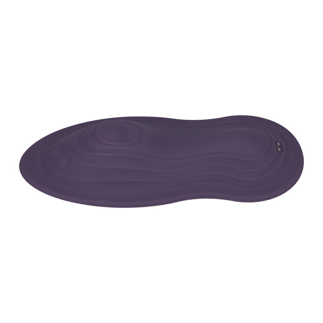 Sexmaschine iRide Throb mit Akku und Fernbedienung Violett 22,2 x Ø 9,1 cm