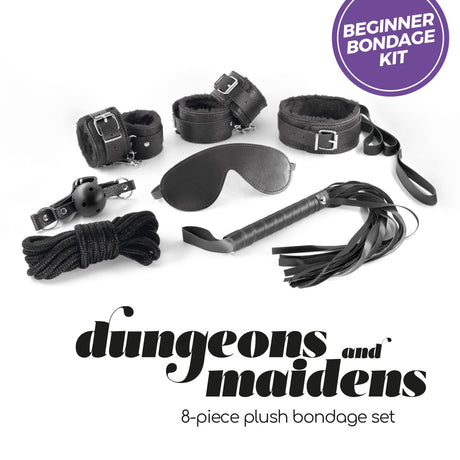 Fesselset Dungeons & Maidens Schwarz