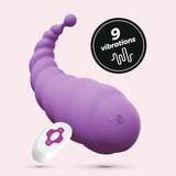 Vibro-Ei Cocoon mit Akku und Fernbedienung Lila