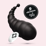 Vibro-Ei Cocoon mit Akku und Fernbedienung Schwarz