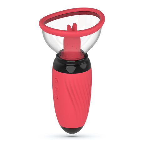 Vulva-Pumpe Scarlet mit Akku Rot – Ansicht 3