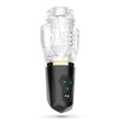 Masturbator Quasar mit Akku und Saugfunktion Schwarz 20 x Ø 8,5 cm
