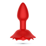 Analplug Giulietta rotierend mit Fernbedienung Rot