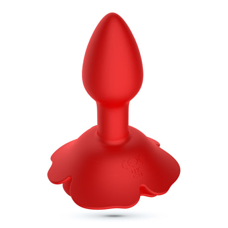 Analplug Giulietta rotierend mit Fernbedienung Rot