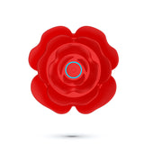 Analplug Giulietta rotierend mit Fernbedienung Rot