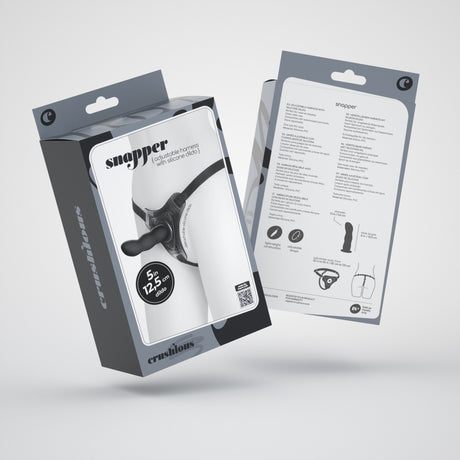Strap-on Snapper Schwarz