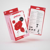 Analplug Giulietta rotierend mit Fernbedienung Rot