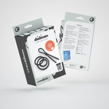 Penisring-Set Daltons aus Silikon Schwarz