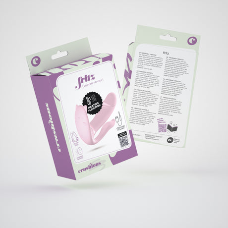 Vibrator Fritz mit Fernbedienung Pastellrosa