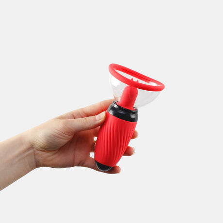 Vulva-Pumpe Scarlet mit Akku Rot – Ansicht 9