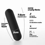 Vibro-Ei Imoan mit Akku Schwarz Ø 2 cm