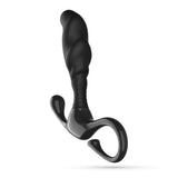 Prostata-Stimulator Djinn aus Silikon Schwarz 8 x Ø 2,2 cm