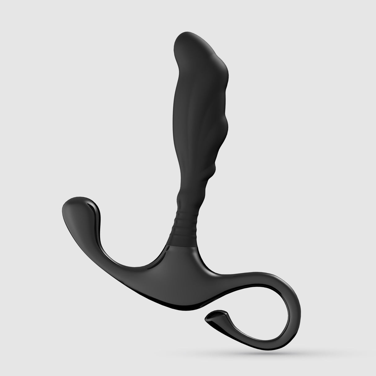 Prostata-Stimulator Djinn aus Silikon Schwarz 8 x Ø 2,2 cm