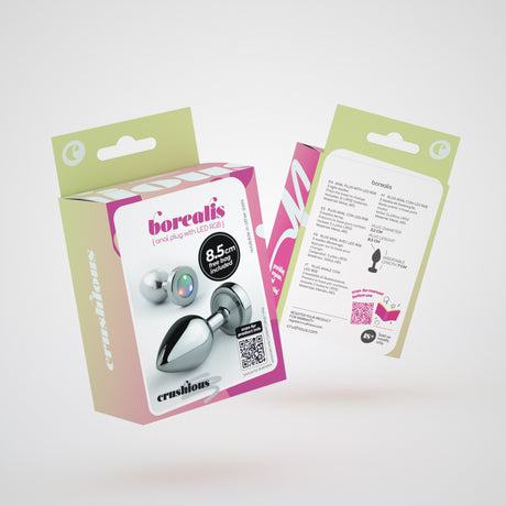 Analplug Borealis mit LED 7 x Ø 3,2 cm