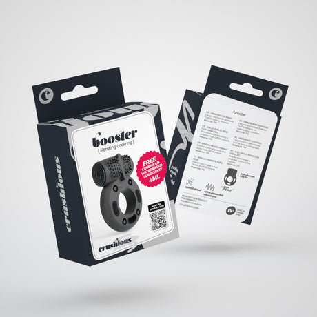 Penisring Booster mit Vibro-Ei Schwarz