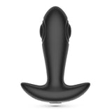 Analplug Octo mit Klopffunktion und Fernbedienung Schwarz